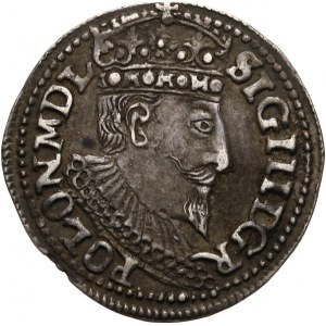 Polska, Zygmunt III Waza 1587-1632, trojak 1596, Olkusz