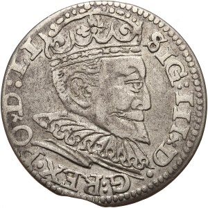 Polska, Zygmunt III Waza 1587-1632, trojak, 1595, Ryga