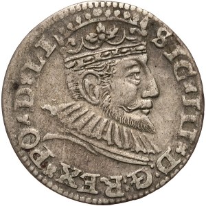 Polska, Zygmunt III Waza 1587-1632, trojak 1592, Ryga