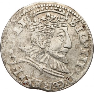 Polska, Zygmunt III Waza 1587-1632, trojak 1592, Ryga