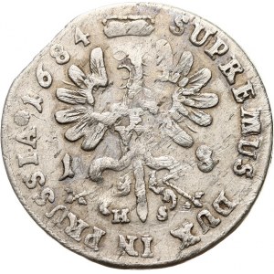 Niemcy, Prusy, Fryderyk Wilhelm 1640-1688, ort 1684 HS, Królewiec