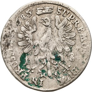 Niemcy, Prusy, Fryderyk Wilhelm 1640-1688, ort 1685 HS, Królewiec