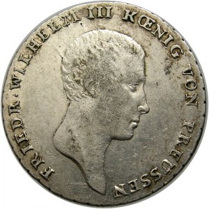 Niemcy, Prusy, Fryderyk Wilhelm III 1797-1840, 1/6 talara 1816 A, Berlin