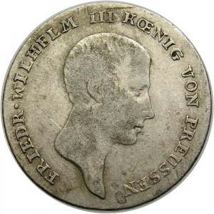 Niemcy, Prusy, Fryderyk Wilhelm III 1797-1840, 1/6 talara 1813 A, Berlin
