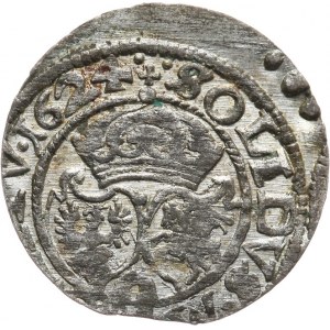 Polska, Zygmunt III Waza 1587-1632, szeląg 1624, Wilno