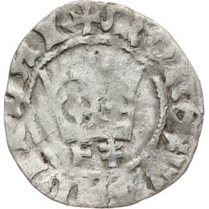 Polska, Władysław Jagiełło 1386-1434, półgrosz, Kraków typ XVII - znaki F‡