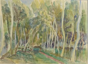 Henryk EPSTEIN (1892-1944), Pejzaż z drzewami