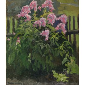 Henryk UZIEMBŁO (1879-1949), Kwiaty w ogródku