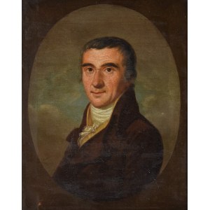 E. LOSSIUS, Portret mężczyzny w fularze, 1813