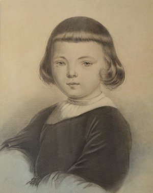 Jadwiga KRASIŃSKA (1840-1913), Portret dziecka, 1857