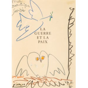 Pablo PICASSO (1881 - 1973), Le guerre et la paix, 1961