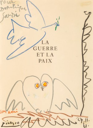 Pablo PICASSO (1881 - 1973), Le guerre et la paix, 1961