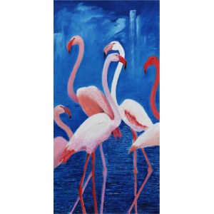 Helena Rokitnicka, Flamingi, 2019