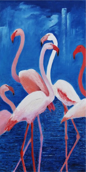 Helena Rokitnicka, Flamingi, 2019