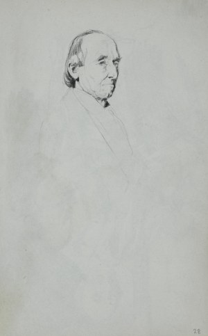Stanisław Kaczor Batowski (1866-1945), Studium głowy starego mężczyzny