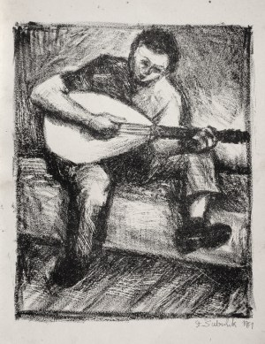 Stefan Suberlak (1928-1994), Gitarzysta, 1951