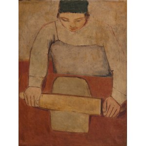 Jerzy NOWOSIELSKI (1923-2011), Kobieta wałkująca ciasto, 1949