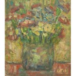 Zofia LATEK (ur. 1951), Kwiaty w wazonie
