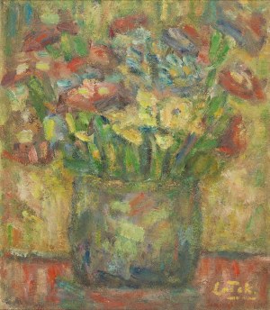 Zofia LATEK (ur. 1951), Kwiaty w wazonie