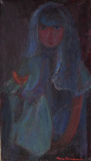 Maria Kawalerowicz (1916-1996), Dziewczyna z czerwonym ptaszkiem