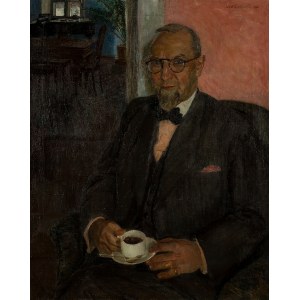 Aleksander Lech Kłopotowski (1895 Warszawa-?), Portret Władysława Szabrańskiego z Bełchatowa (1880-1943) , 1940 r.