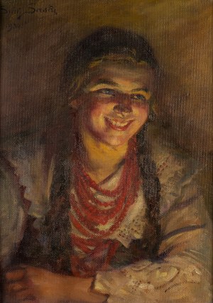 Sylweriusz Saski (1864 Nottingham – 1954 Kraków), Śmiejęca się góralka-Ludwina, 1934 r.