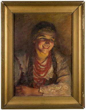 Sylweriusz Saski (1864 Nottingham – 1954 Kraków), Śmiejęca się góralka-Ludwina, 1934 r.