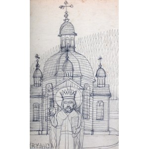 Nikifor Krynicki (1895 Krynica-1968 Folusz), Święty przed kościołem