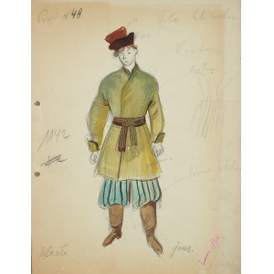 Jan Marcin Szancer (1902 Kraków-1973 Varsovie), Conception de costumes pour hommes