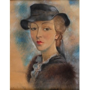 Henryk Berlewi, Portret kobiety, 1937