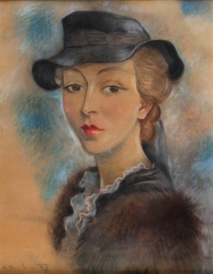 Henryk Berlewi, Portret kobiety, 1937