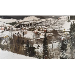 Krzysztof KLIMEK (ur. 1962), Panorama z Cyrkowej góry, 2016-17