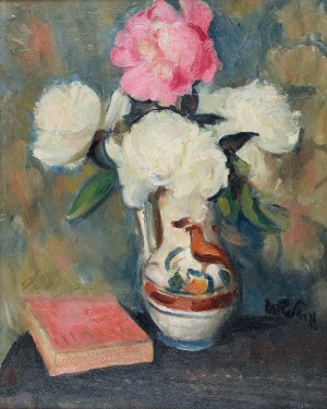 Wojciech WEISS (1875-1950), Kwiaty w wazonie