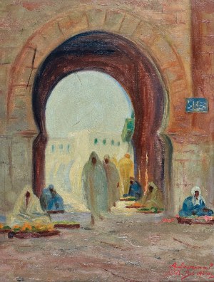 Aleksander LASZENKO (1883-1944), Motyw z Sidi bel Abb.s w Marrakeszu