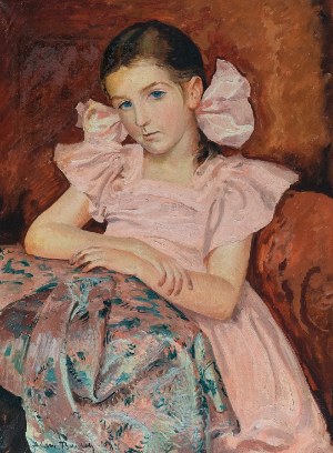 Adam BUNSCH (1896-1969), Różowe kokardy, 1937