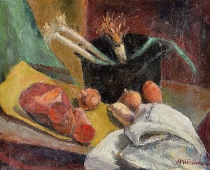 Abraham WEINBAUM (1890-1943), Martwa natura z warzywami