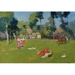 Włodzimierz TETMAJER (1862-1923), Wiejska scena rodzajowa