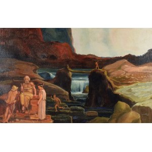 Tadeusz BULEWSKI (1898-1930), Fantastyczna scena antyczna, 1926