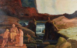 Tadeusz BULEWSKI (1898-1930), Fantastyczna scena antyczna, 1926