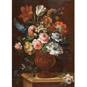 PIeter HARDIME (1677-1758) - przypisywany, Kwiaty w wazonie