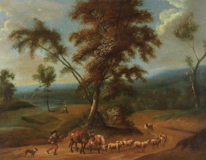 Jacob Salomonsz Van RUYSDAEL (około 1629-1681) - naśladowca, Pejzaż