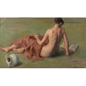Robert BACKMANN (1898-1980), Nude of a lying woman, ca. 1963.