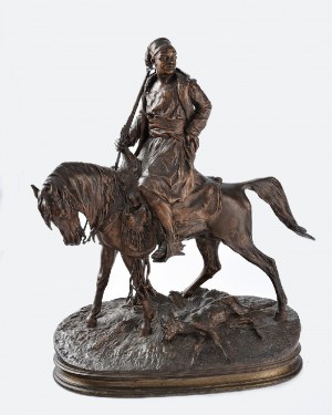 Pierre Jules MENE (1810-1879), Afrykański myśliwy na koniu