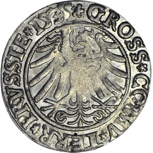 Zygmunt I Stary, Grosz 1535, Toruń, REXX (dwa XX), piękny