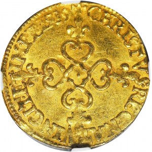 RR-, Henryk Walezy, Król Polski, Dukat (ecu d'or) 1589, R4