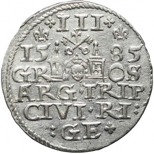 Stefan Batory, Trojak 1585, Ryga, nienotowany