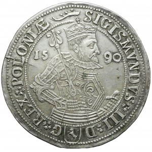 Zygmunt III Waza, MAJNERT, Talar 1590, Poznań, bardzo rzadki