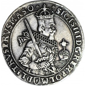 RR-, Zygmunt III Waza, Talar 1630 Bydgoszcz, b. rzadki wariant