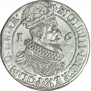 Zygmunt III Waza, Ort 1624/3, Gdańsk, LR:PR., nienotowany bez kropli po L, piękny
