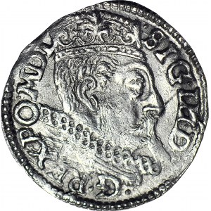 RR-, Zygmunt III Waza, Trojak 1608/1600, Wschowa